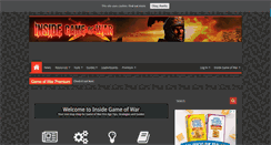 Desktop Screenshot of insidegameofwar.com